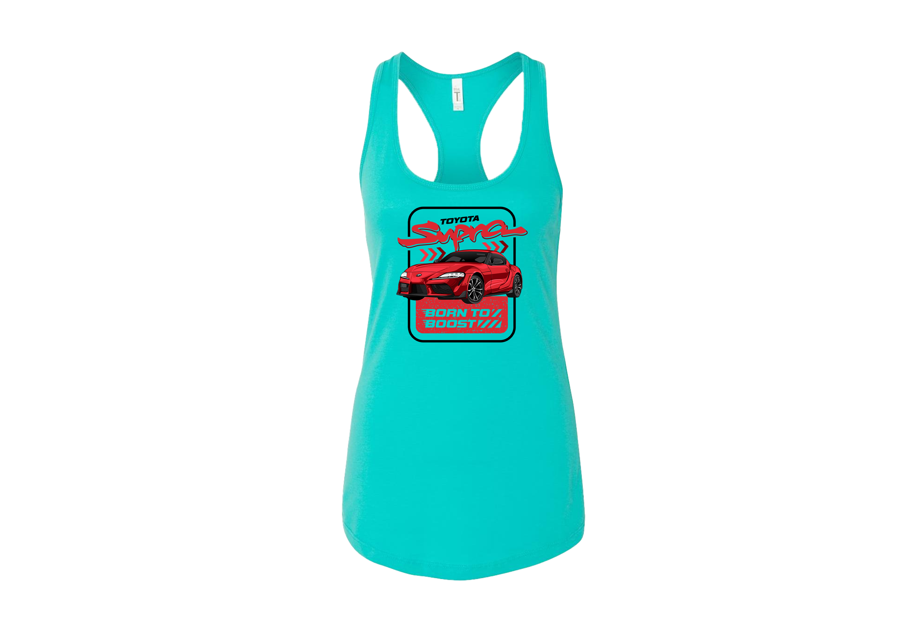 Women’s Toyota Supra Graphic Tank Top – “Born to Boost” | Sizes S–2XL | 6 Bold Colors