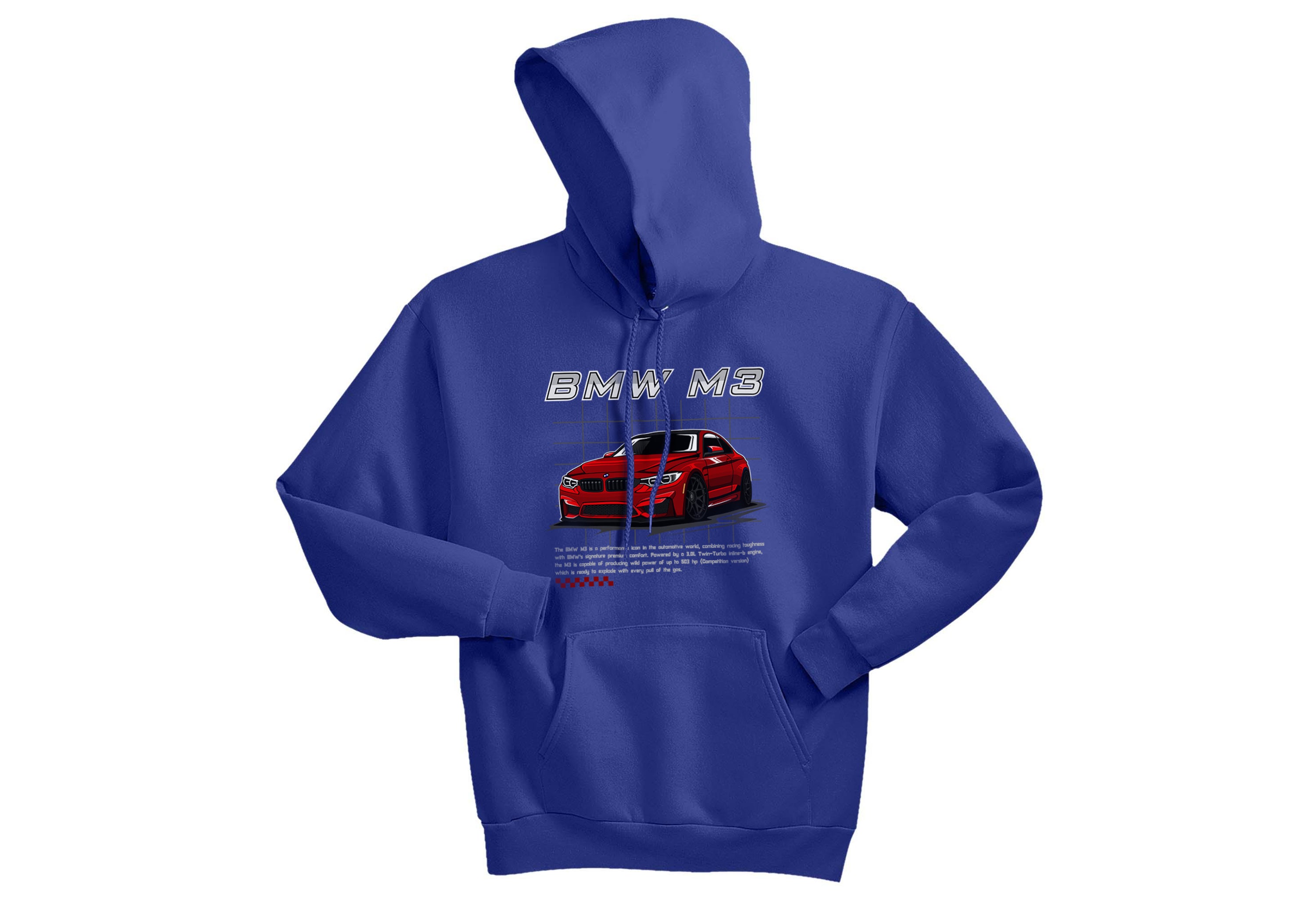 Unisex BMW M3 Hoodie – Performance Car Streetwear for JDM & Euro Fans | Sizes S–3XL | Bold M3 Design