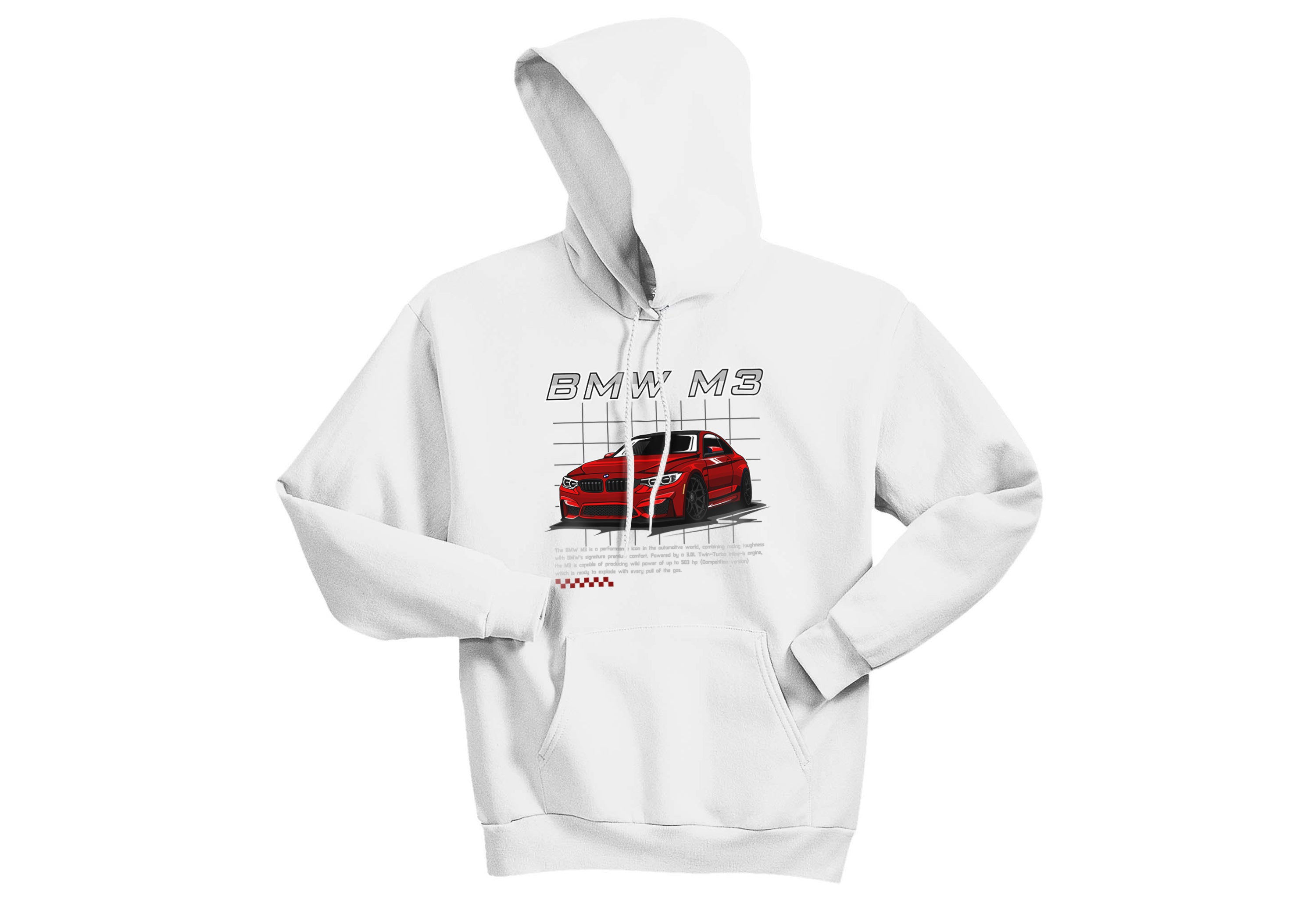Unisex BMW M3 Hoodie – Performance Car Streetwear for JDM & Euro Fans | Sizes S–3XL | Bold M3 Design