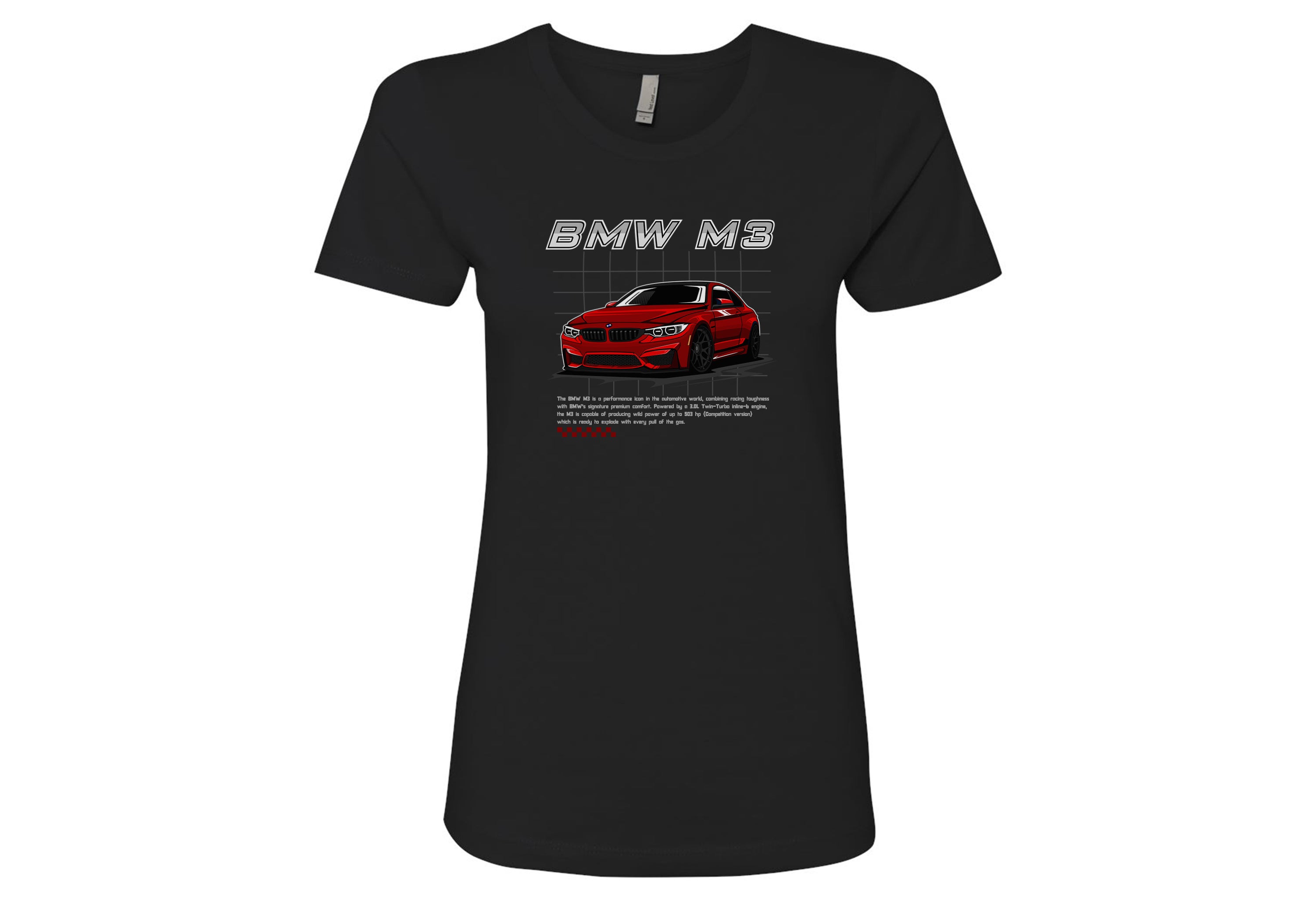 BMW M3 Women’s T-Shirt – Sporty Style Meets Everyday Comfort | Sizes S–2XL | Multiple Colors