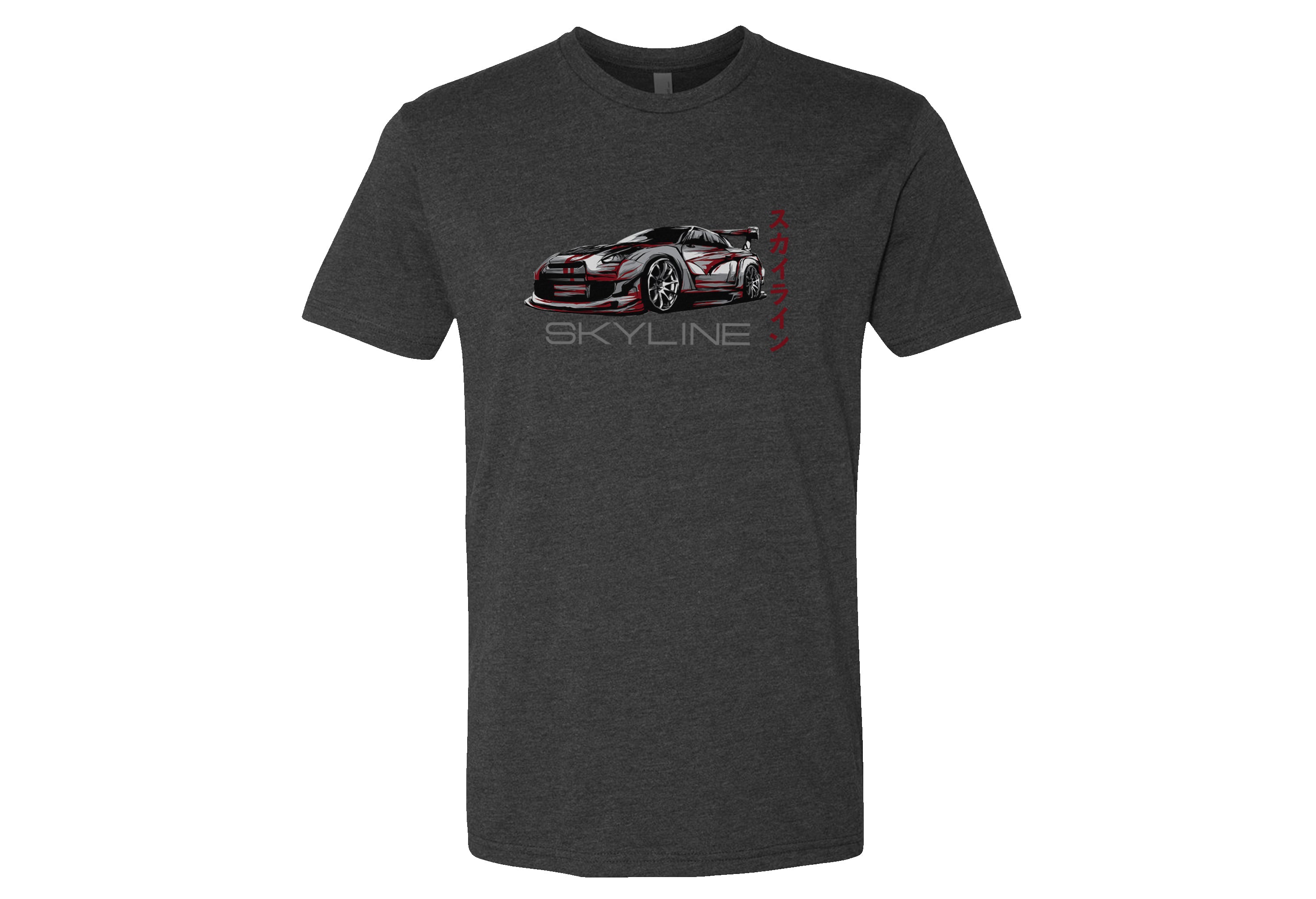 Men's Nissan Skyline T-Shirt - Premium Quality Relaxed Fit Tee in Black, Cardinal, Charcoal, Navy, Royal Blue, White | Sizes Small to 2XL