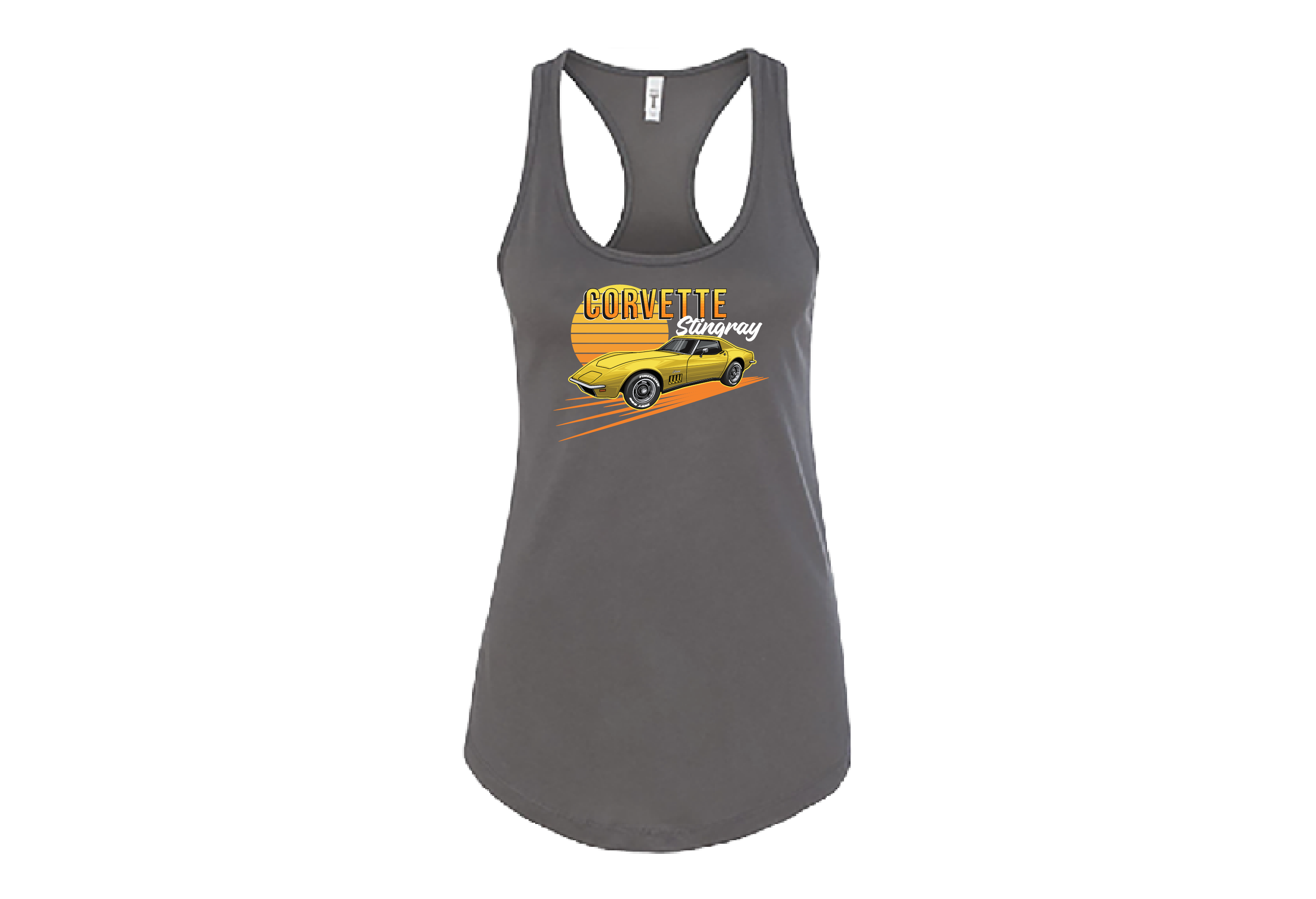 Chevrolet Corvette Girl’s Top Tank – Lightweight, Fitted Racerback Tank for Women | Sizes Small to 2XL