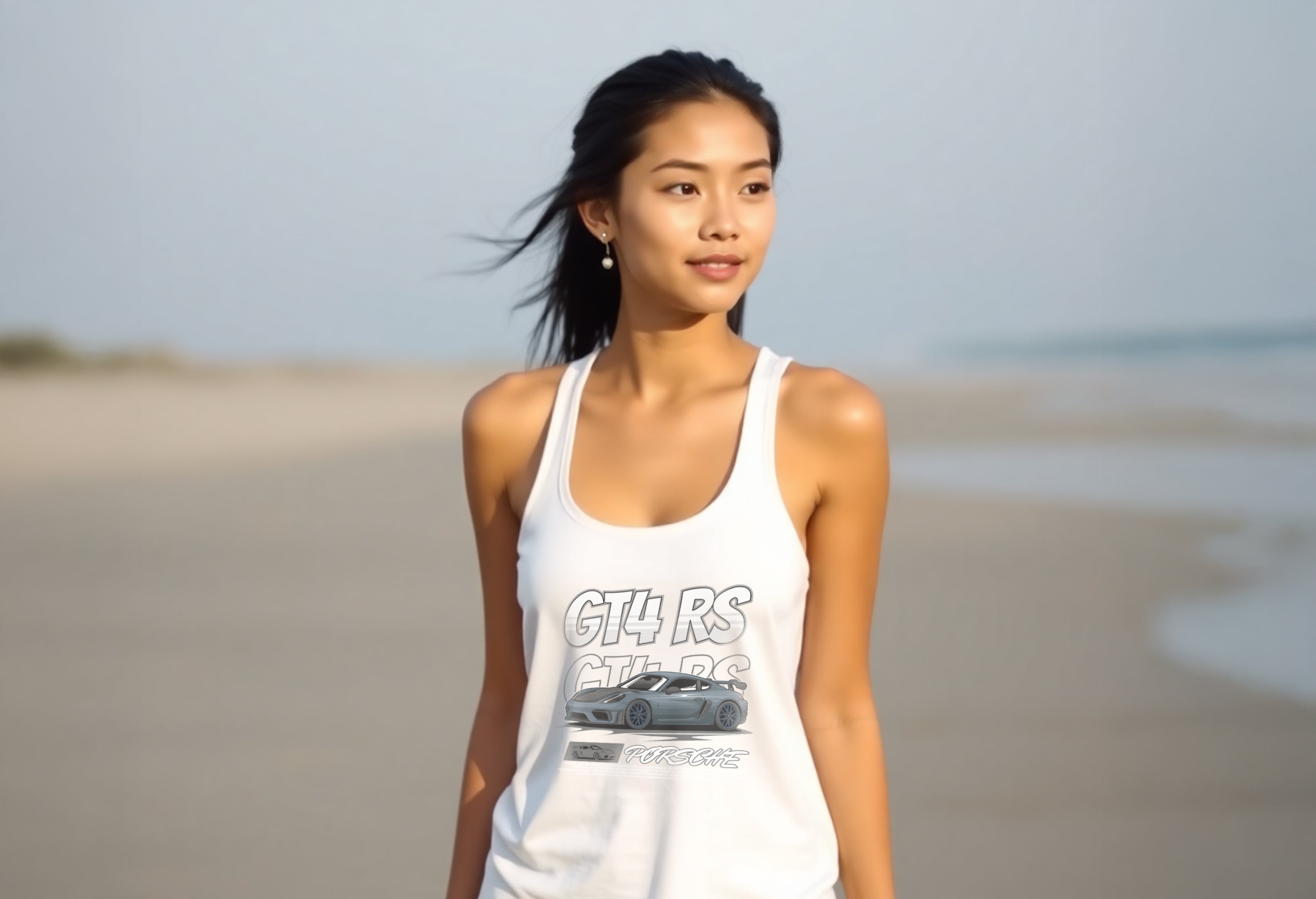 Porsche 718 Cayman GT4 RS Women’s Tank | Sizes S–2XL | 5 Bold Colors | Performance-Inspired Racerback