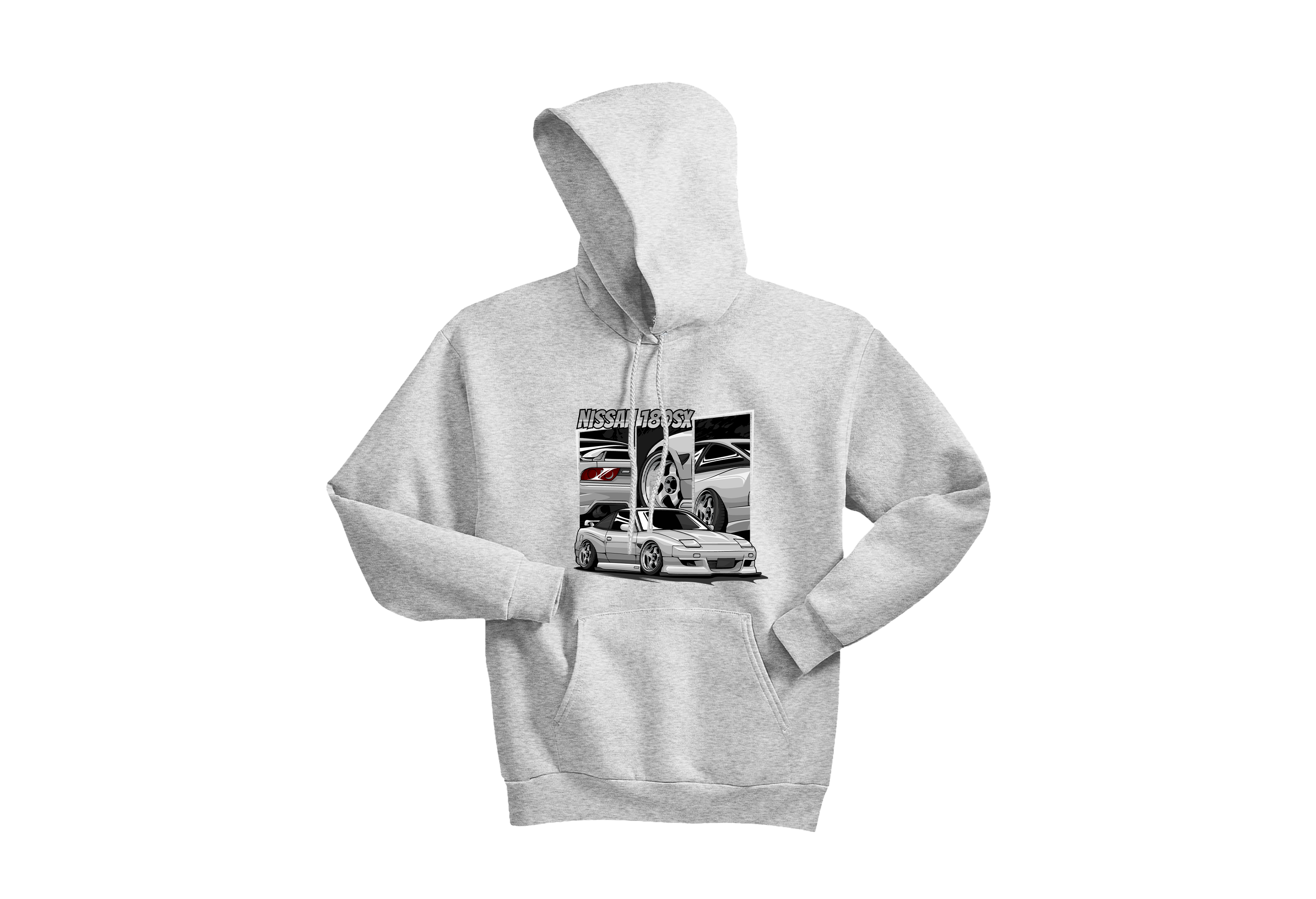 Unisex Nissan 180SX Hoodie – JDM Drift Legend Pullover | Sizes S–3XL | 6 Bold Colors