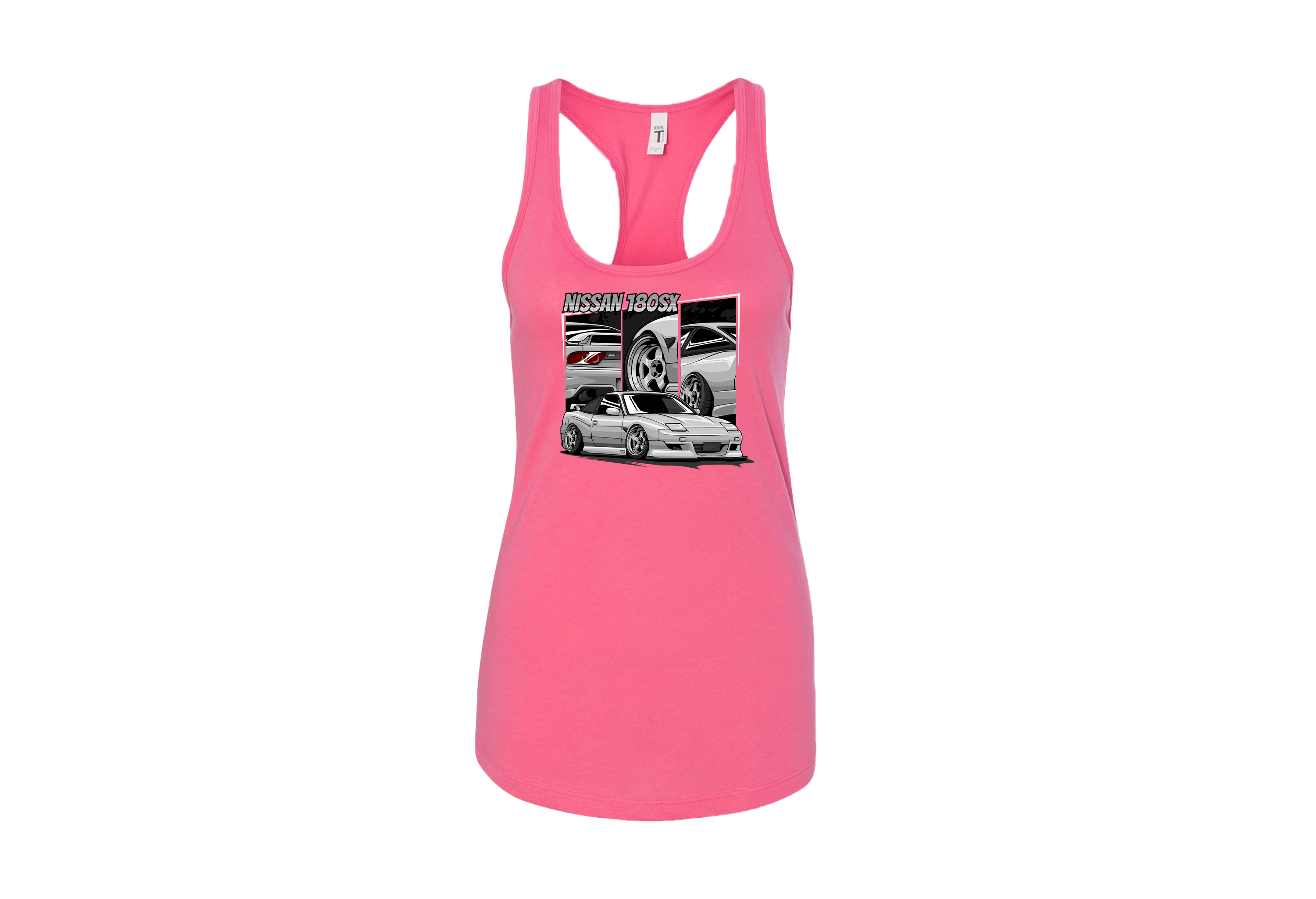 Women’s Nissan 180SX Racerback Tank – JDM Street Style Summer Top | Sizes S–2XL | 5 Bold Colors