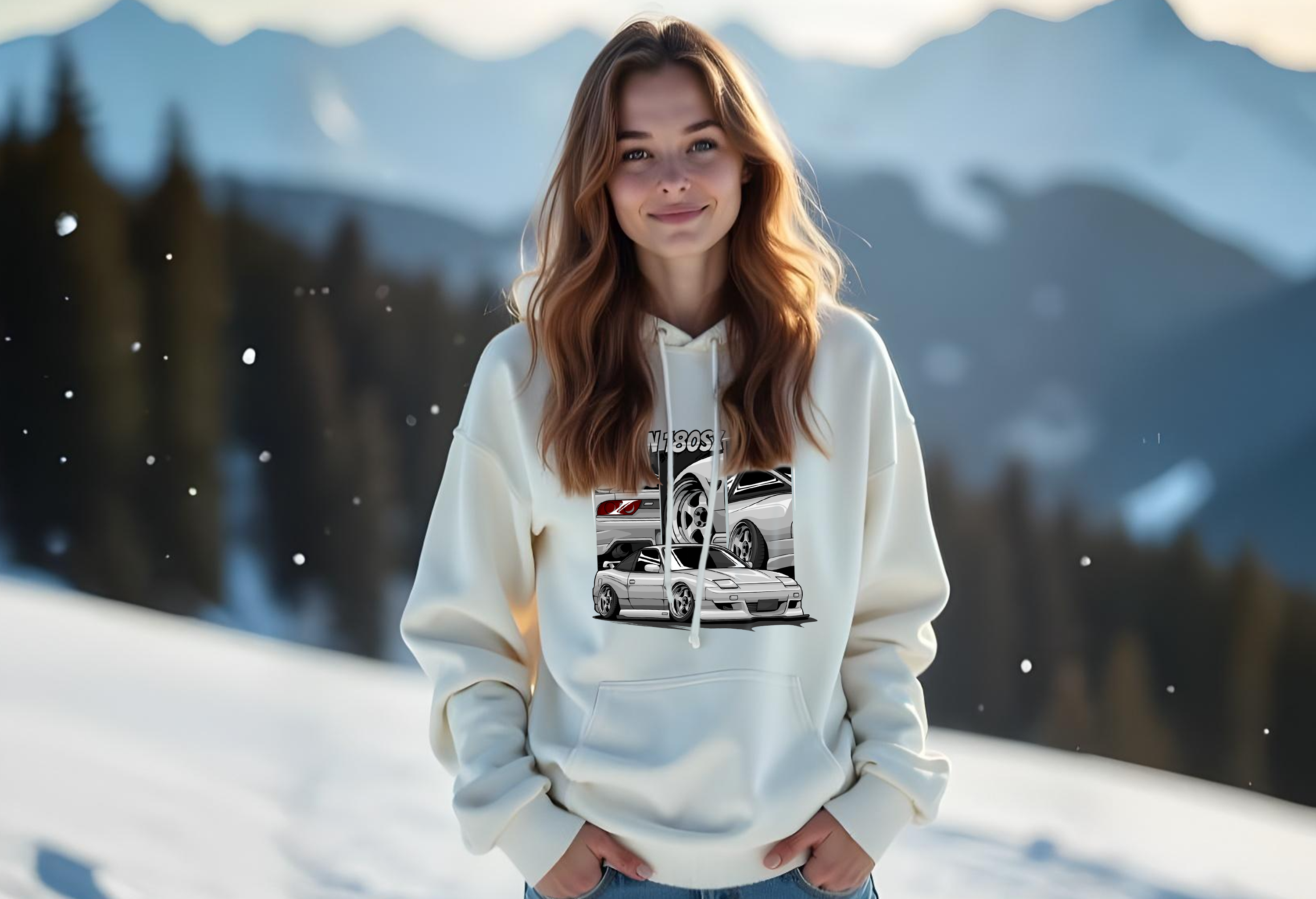 Unisex Nissan 180SX Hoodie – JDM Drift Legend Pullover | Sizes S–3XL | 6 Bold Colors