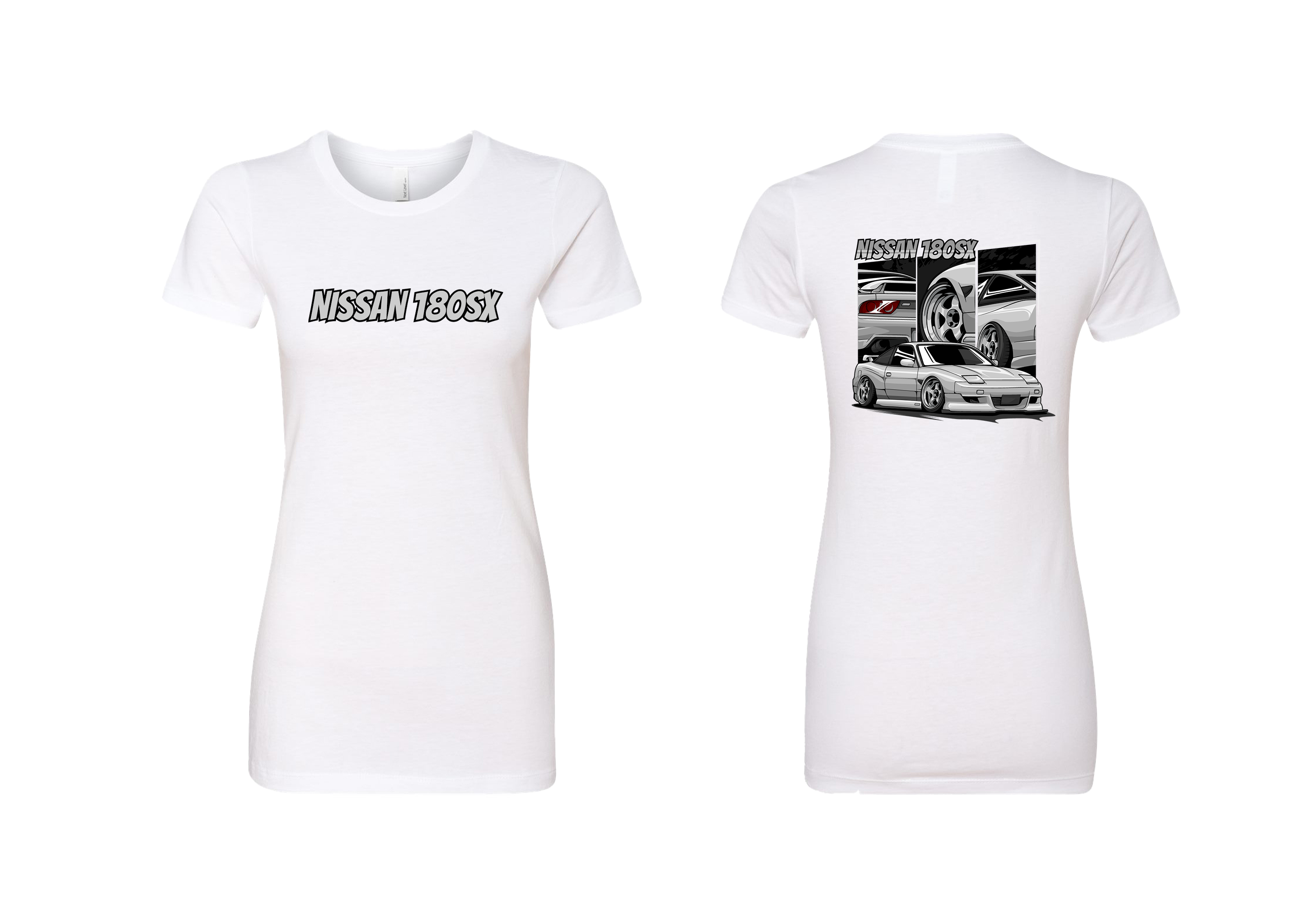 Women’s Nissan 180SX T-Shirt – JDM Drift Legend Tee | Sizes S–2XL | Multiple Colors
