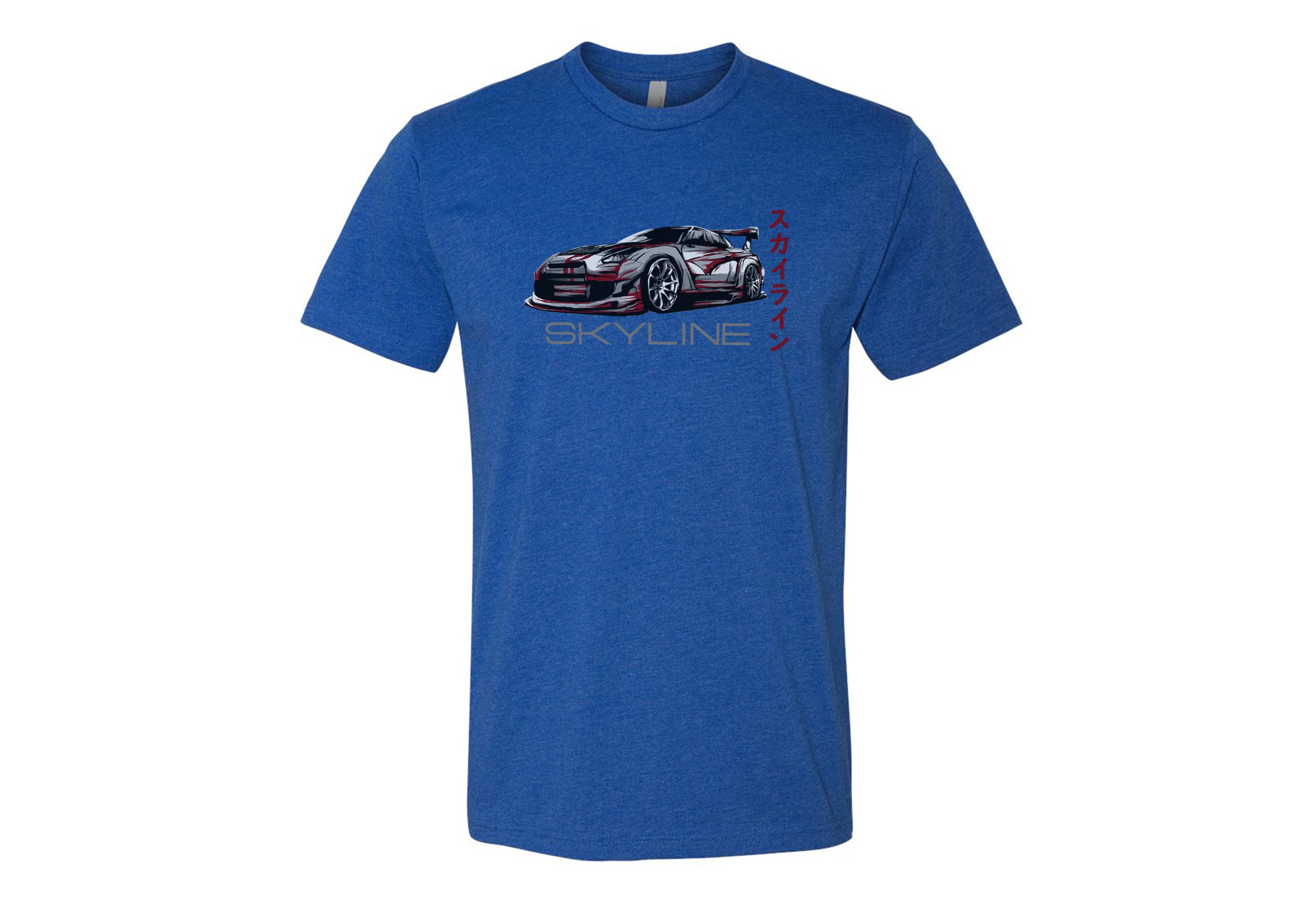 Youth Nissan Skyline T-Shirt - Premium Quality Relaxed Fit Tee in Black, Cardinal, Charcoal, Navy, Royal Blue, White | Sizes Small to XL