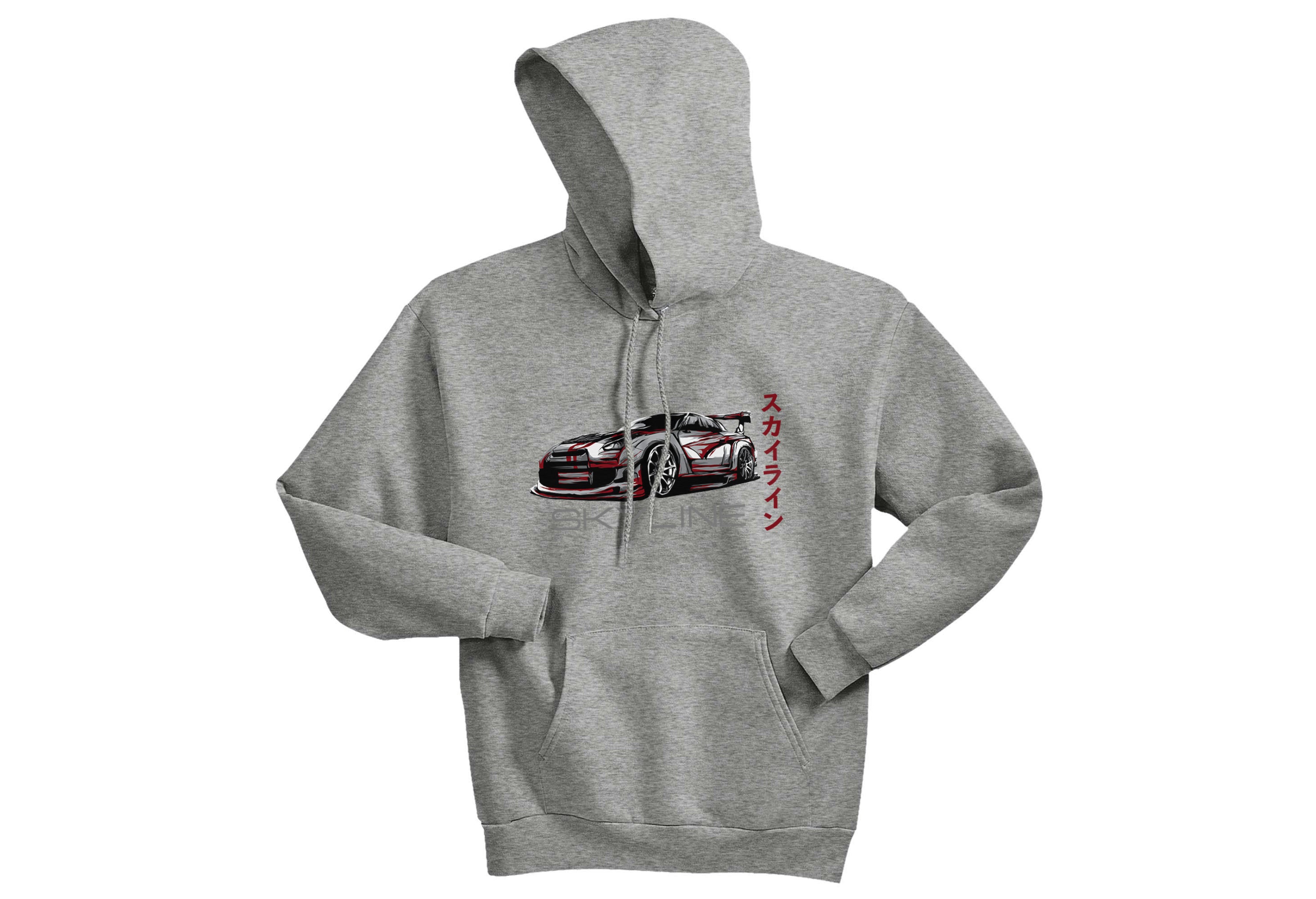 Nissan Skyline Unisex Hoodies – Soft & Durable Fleece Pullover Hoodie in Black, Dark Green, Navy, Royal, White | Sizes Small to 3XL