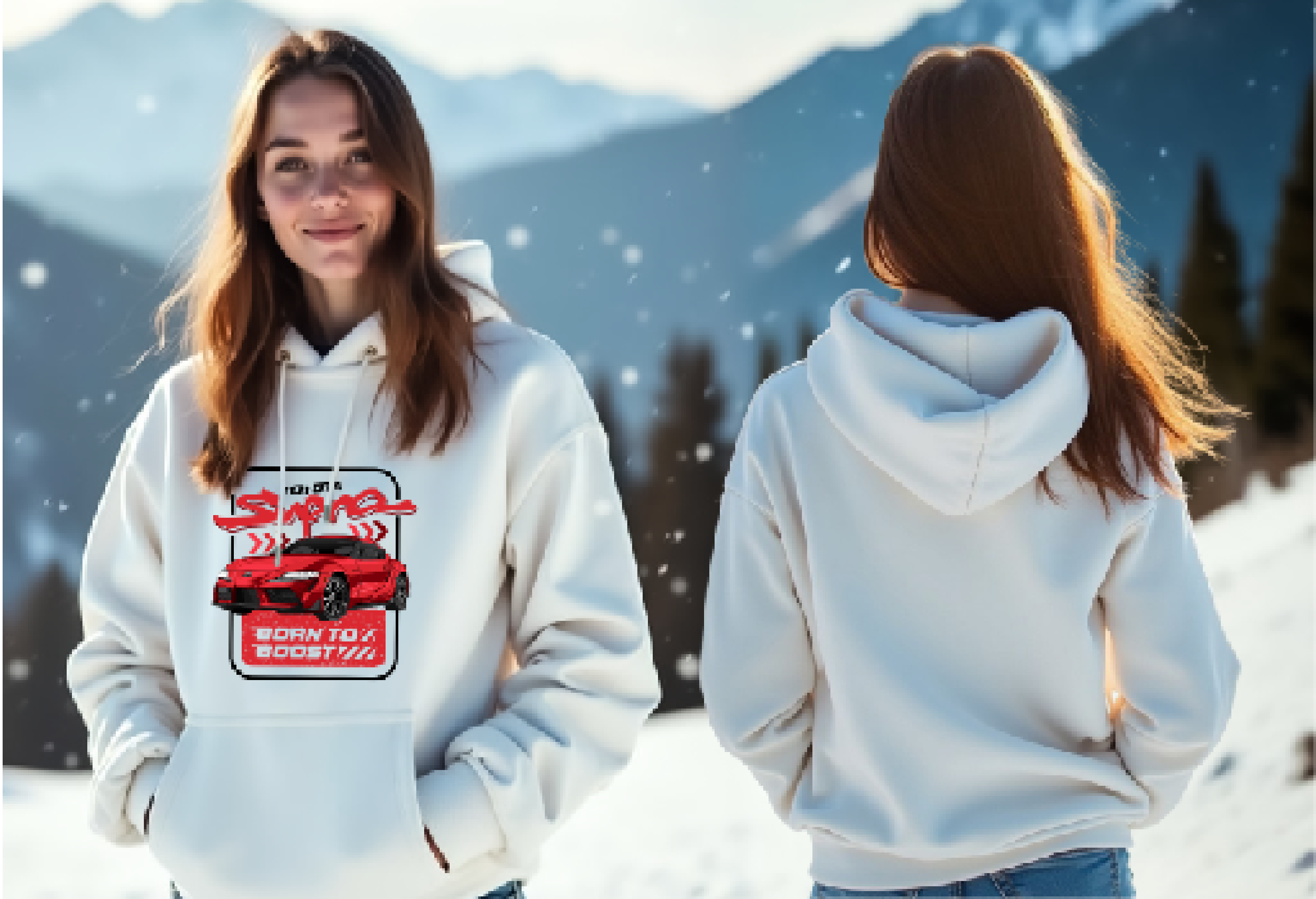 Toyota Supra Graphic Unisex Hoodie – “Born to Boost” Car Lover Pullover | Sizes S–3XL | 5 Bold Colors
