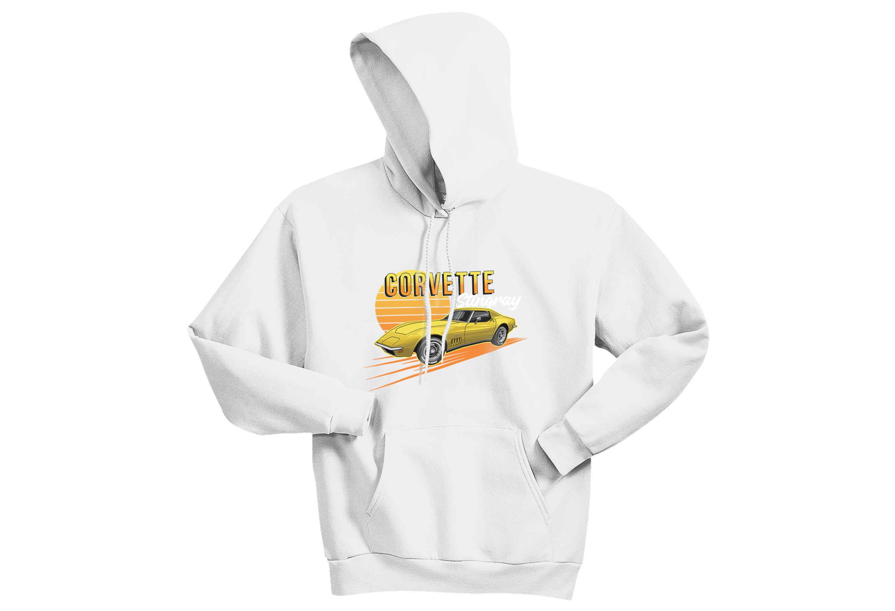 Chevrolet Corvette Unisex Hoodie – Cozy, Relaxed Fit for Women | Available in Multiple Colors and Sizes